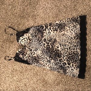 Leopard Print Slip/Nighty